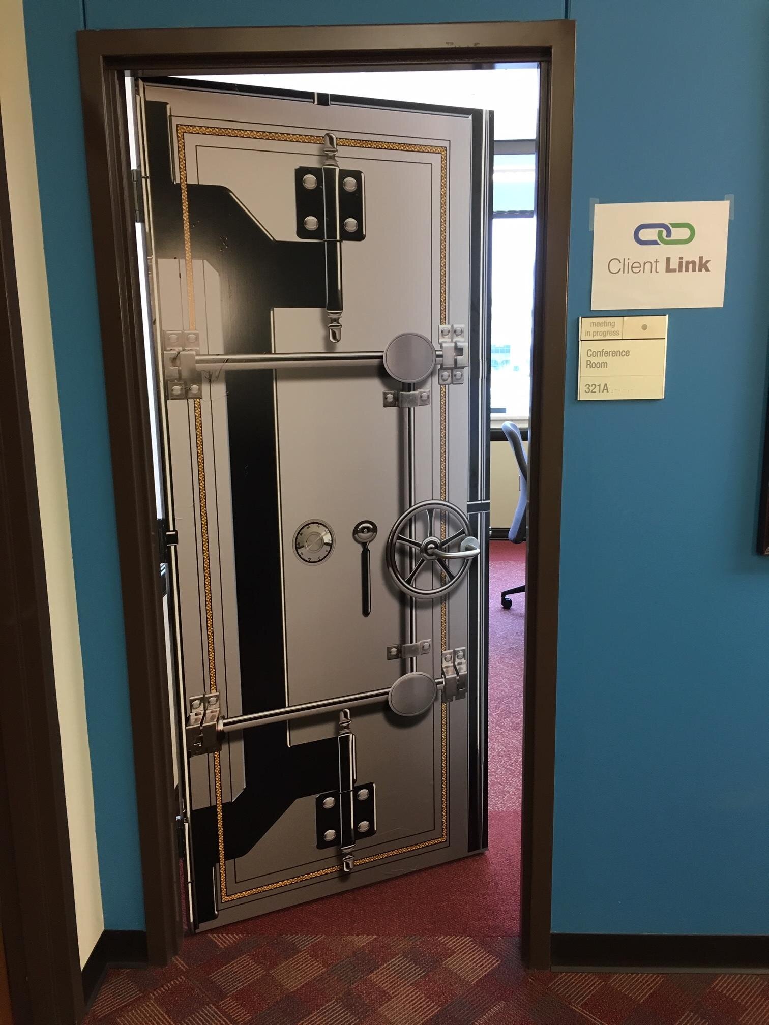 Vault Door Wrap Rm Wraps