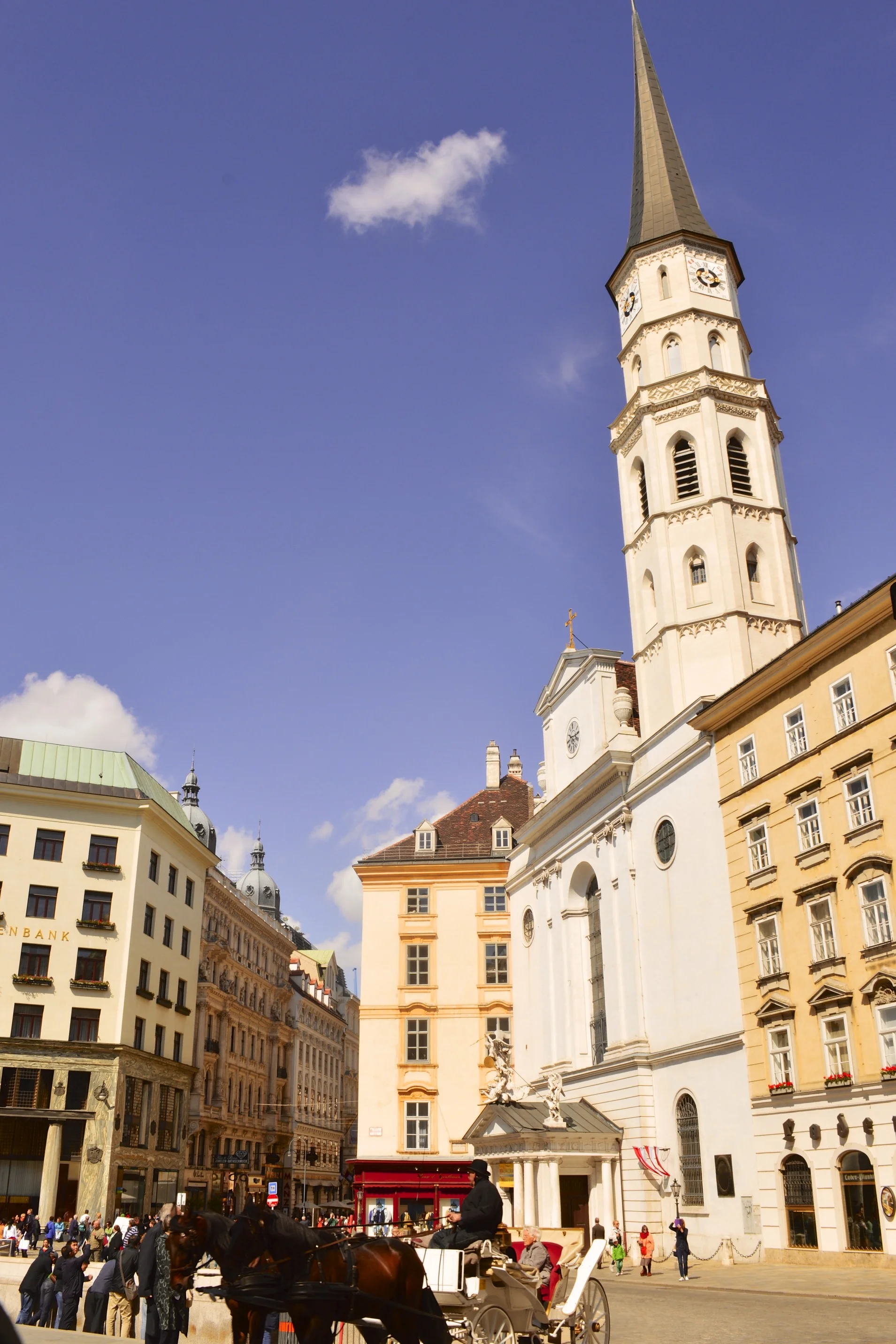 St. Michaelerplatz in Vienna, Austria