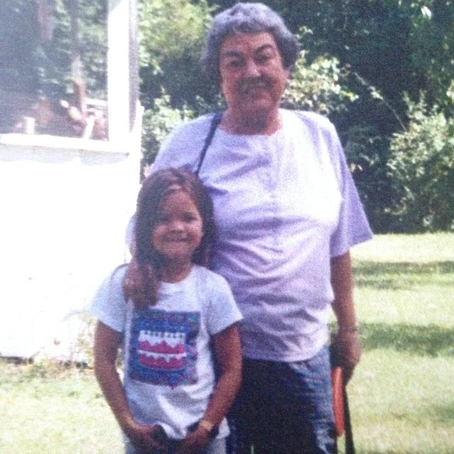 With Memaw at Eagle's Nest Resort, MO for a family vacation.