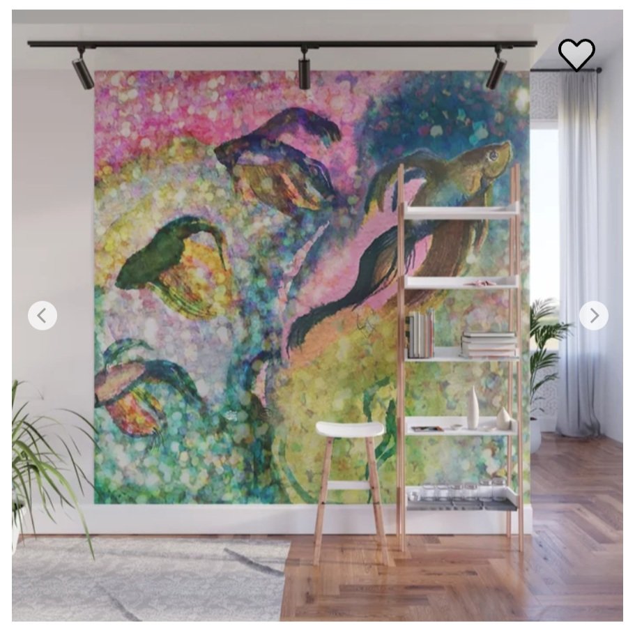 Sparkle Swim Wall Mural