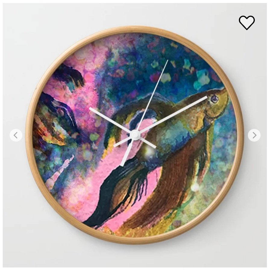 Sparkle Swim Wallclock