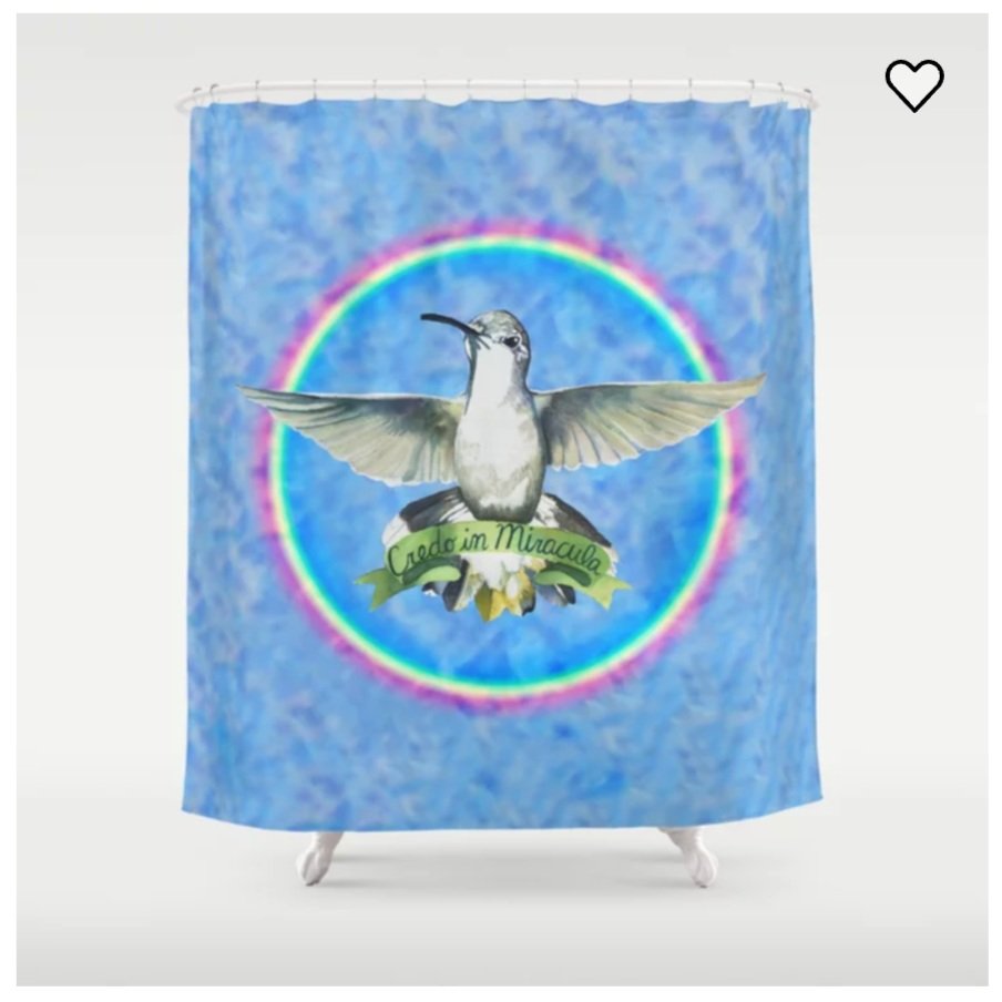 Credo In Miracula Shower Curtain