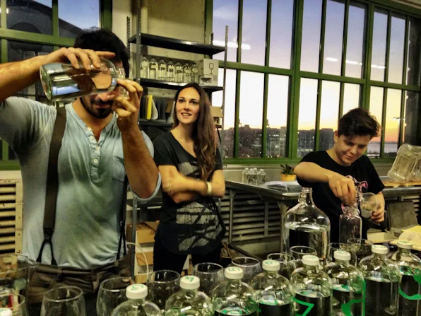 Research, tour, and tasting at Industry City Distillery in Brooklyn.