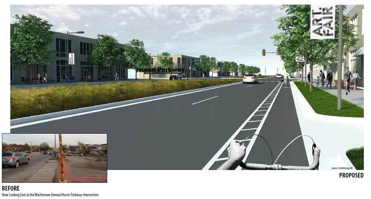 A possible multi-modal future for Washtenaw Ave.
