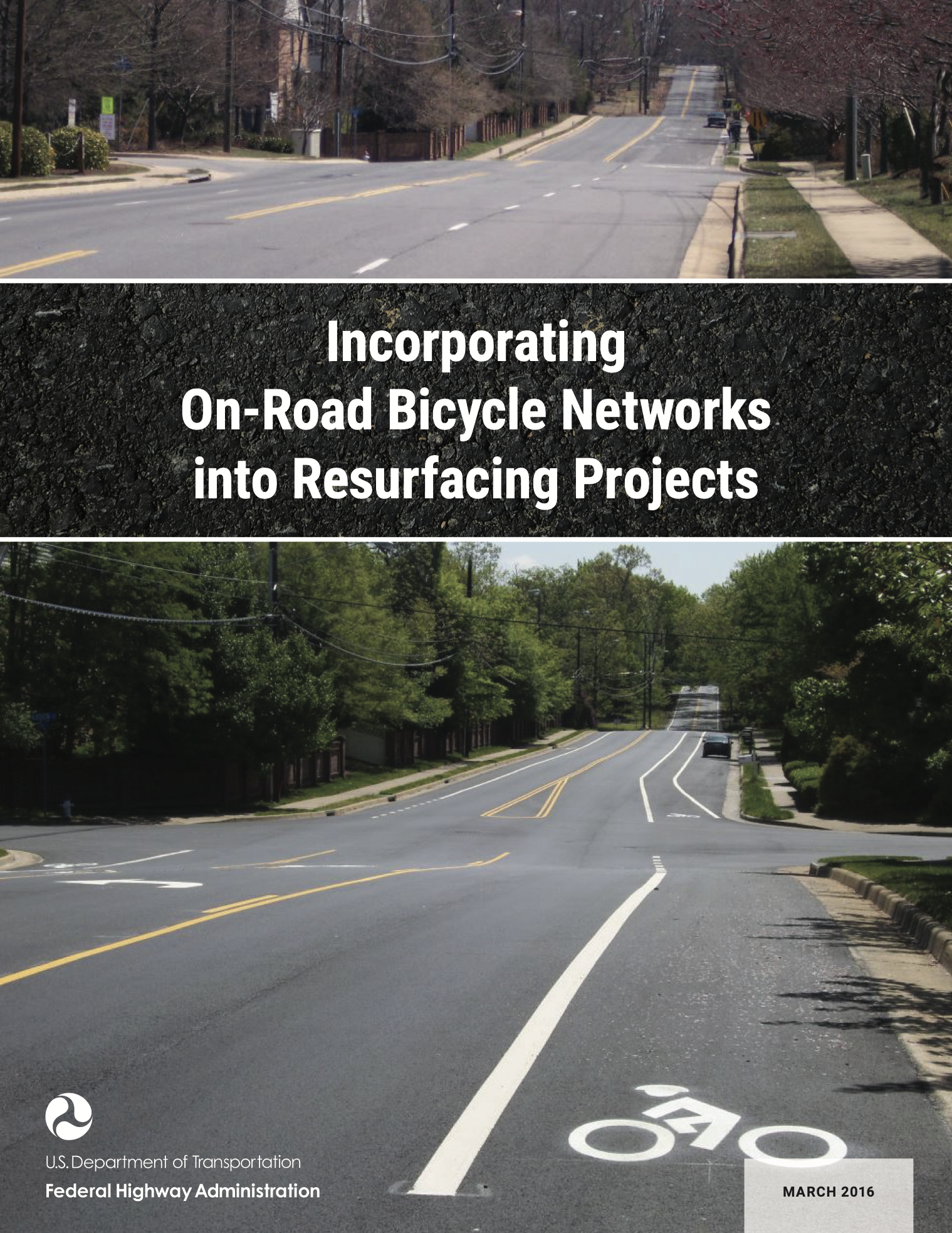 Completing Bike Networks Using Road Resurfacing Projects