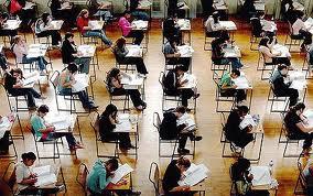 kids taking test