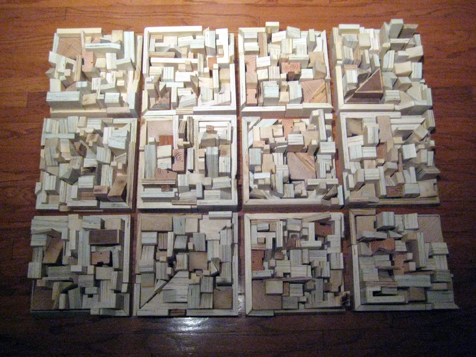 12 Unpainted Arizona panels