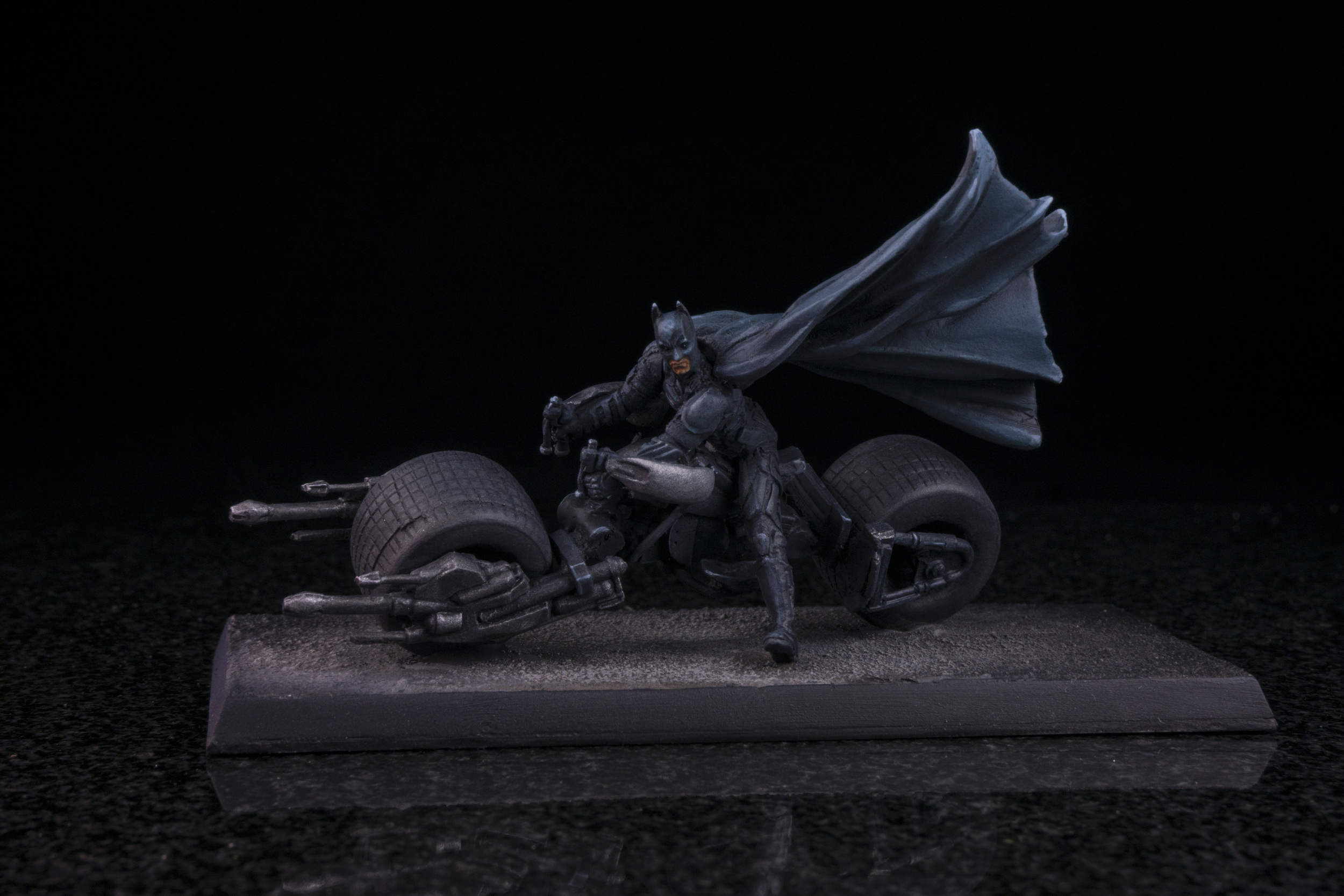 Knight Models Batman on Batpod