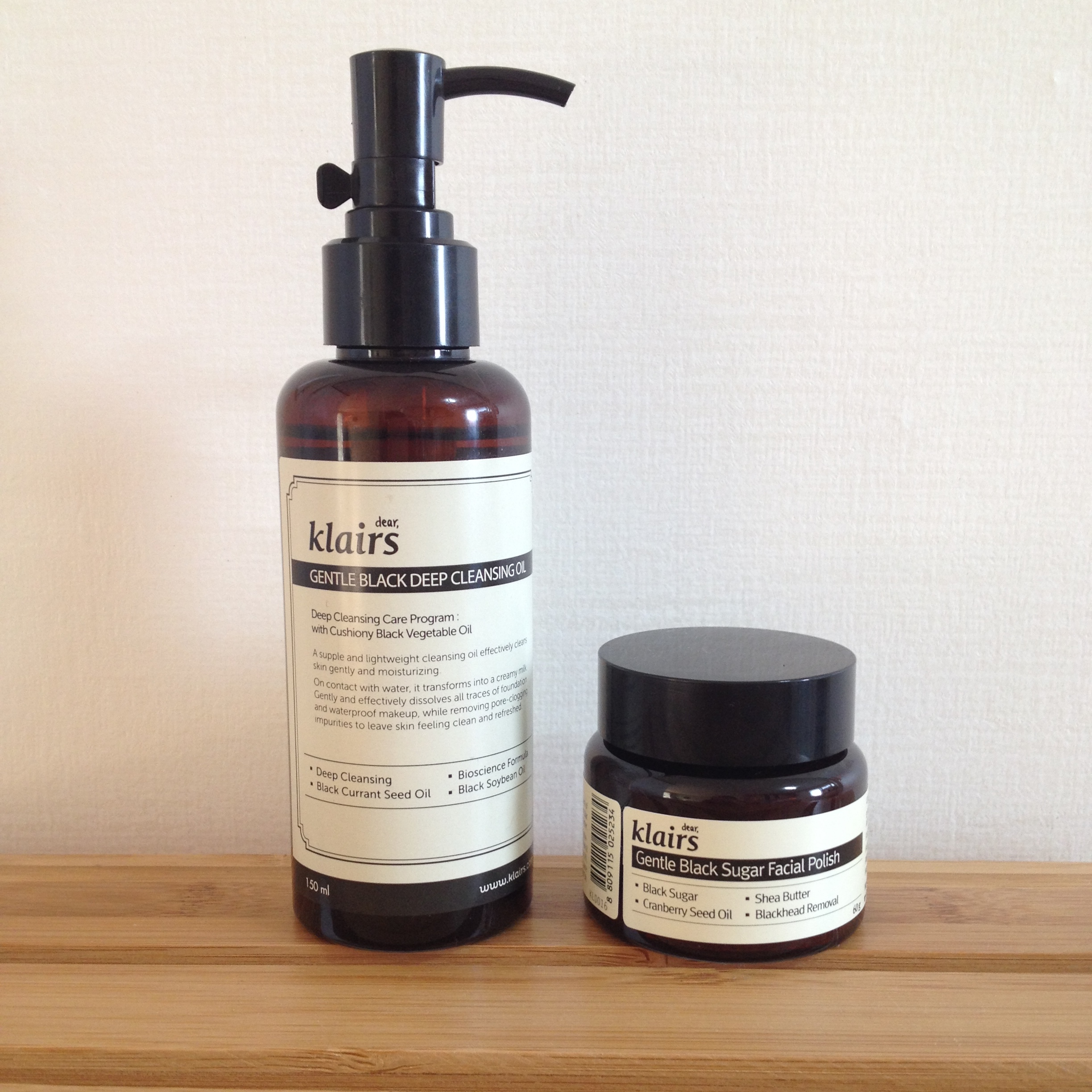 gentle black deep cleansing oil