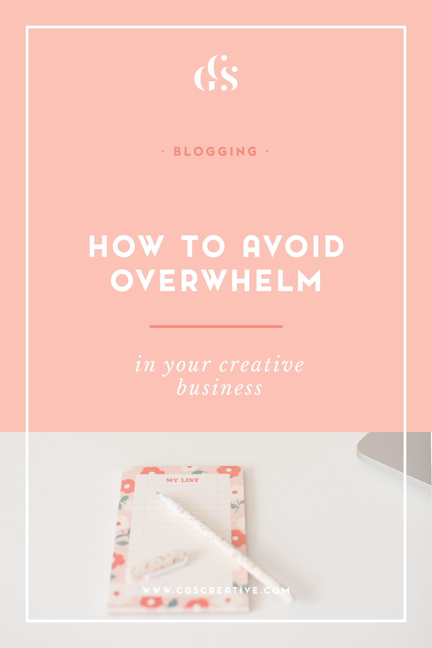 How to avoid the overwhelm in your creative business + a Helpful Checklist