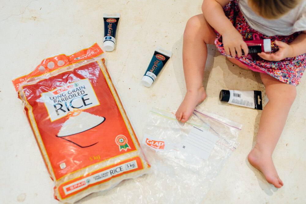 Rainbow Rice Sensory Bin How To CityGirlSearching Blog (1 of 27).jpg