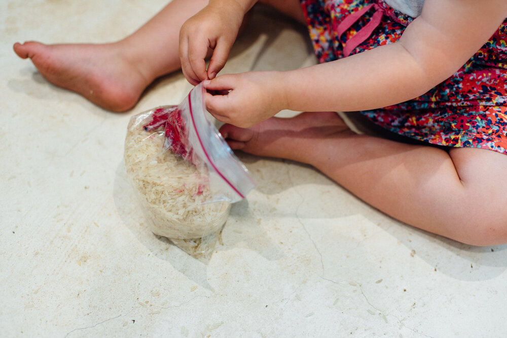 Rainbow Rice Sensory Bin How To CityGirlSearching Blog (6 of 27).jpg