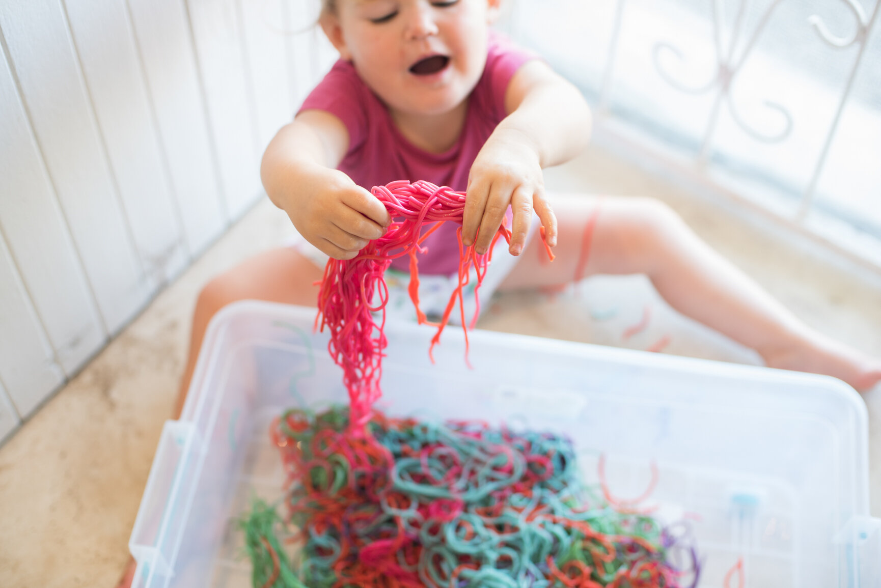 How to make Rainbow Spaghetti Sensory Activity for Kids (10 of 19).jpg