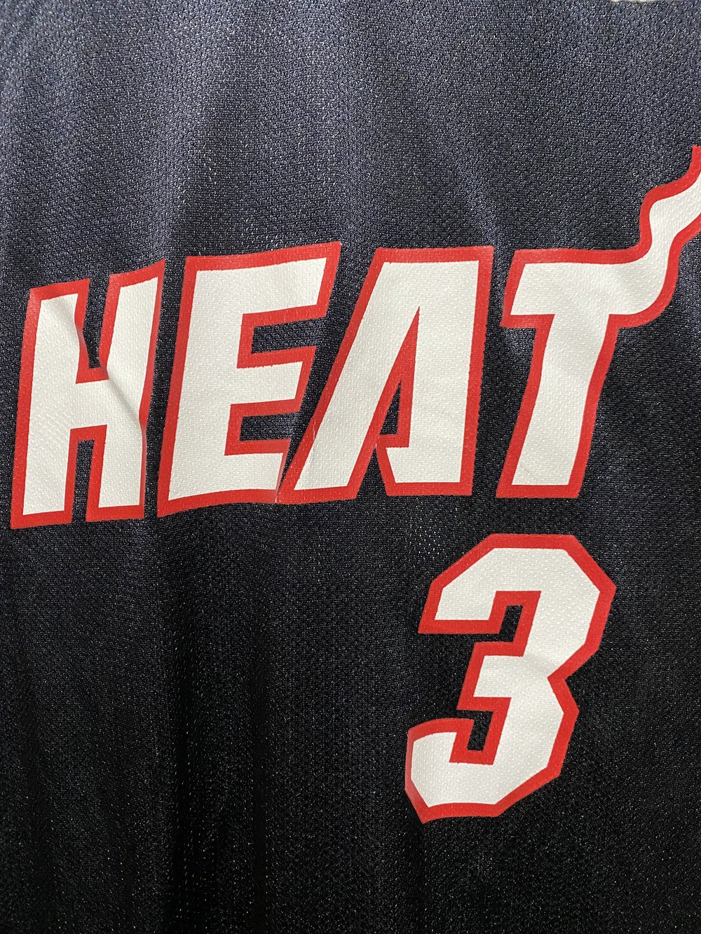 REEBOK Team Apparel NBA AUTHENTICS DWAYNE WADE Miami Heat Jersey