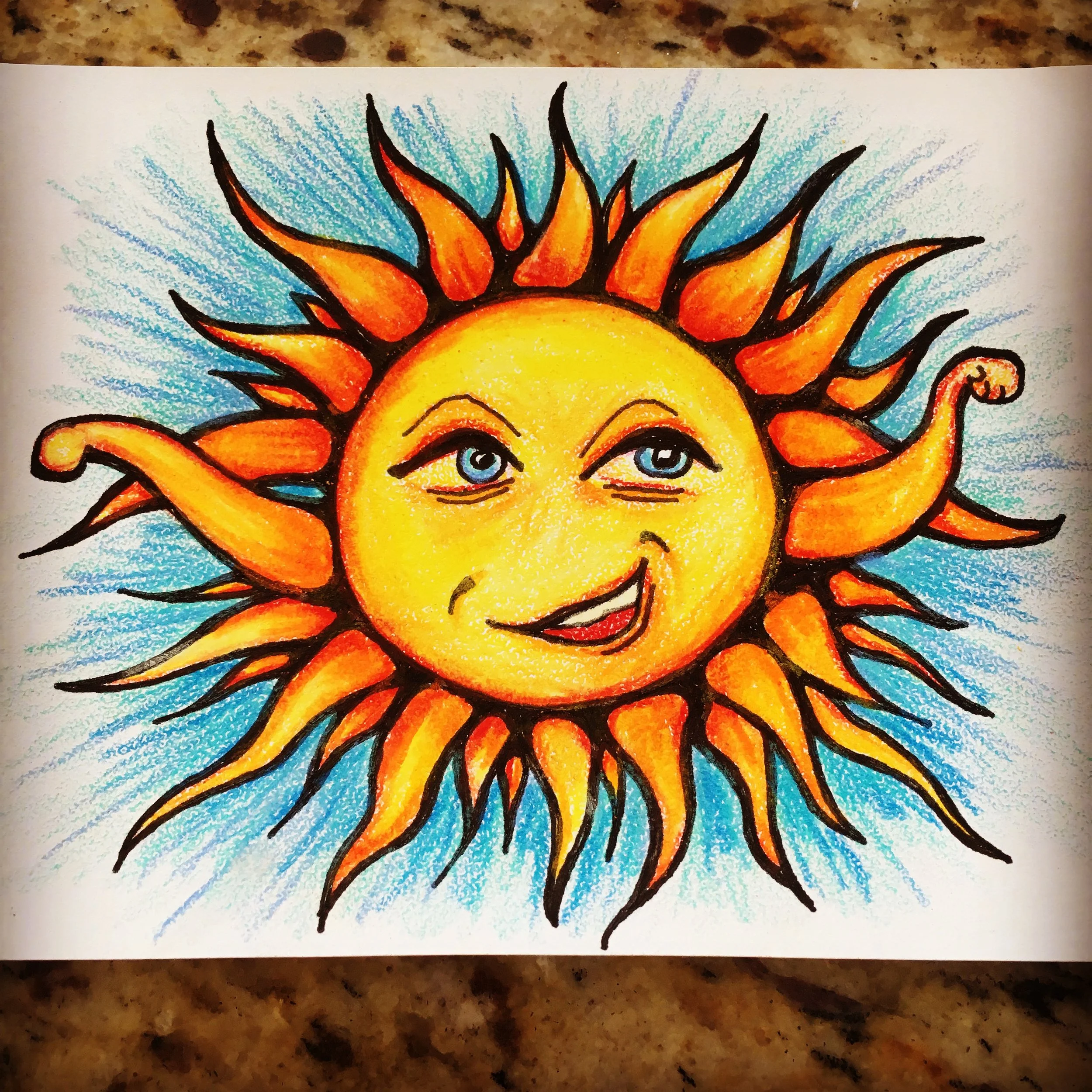 A happy sun is a good sun