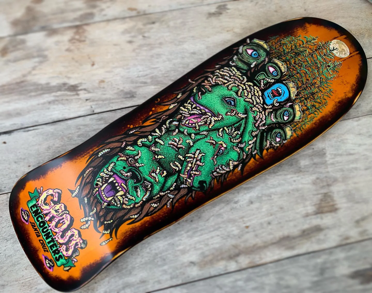 GROSS ENCOUNTERS LOWBROW ART CONVENTION CUSTOM SKATEBOARD DECK 