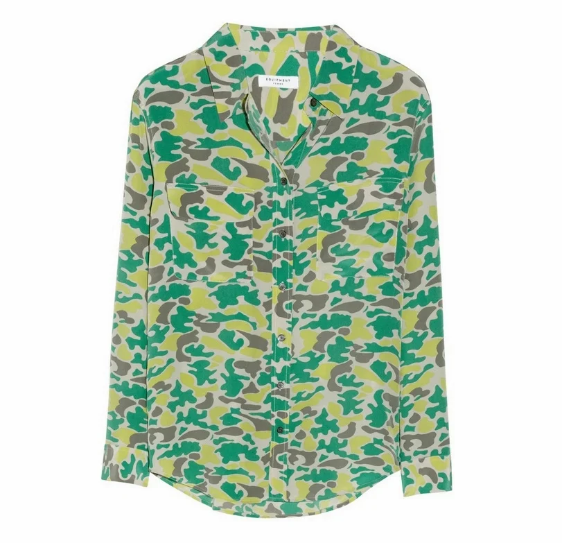 Equipment Slim Signature shirt from The Outnet