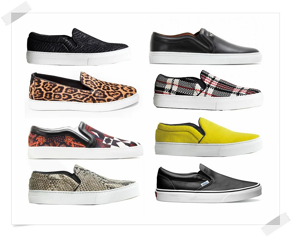 Kurt Geiger quilted leather | Givenchy leather FFShop24 leopard | Celine checked Givenchy satin and leather print | Celine neon yellow pony hair Celine snakeskin | Vans leather