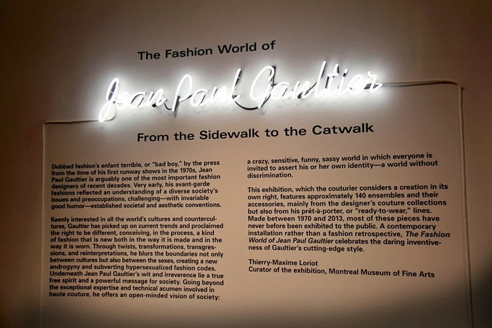 Jean Paul Gaultier Brooklyn Exhibition