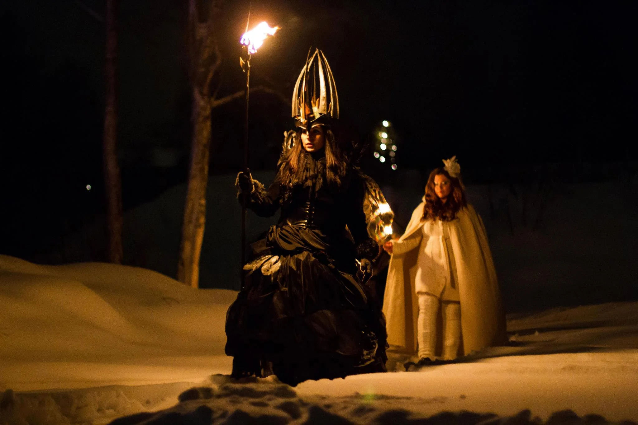 Folktro Lucia och kören Dimmerar´yn