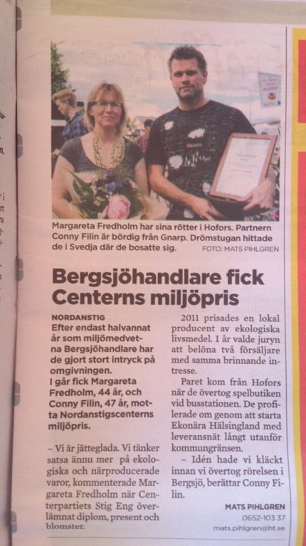 Margaretha Fredholm & Conny Filin. Ekonära Hälsingland. www.ekonarahalsingland.se