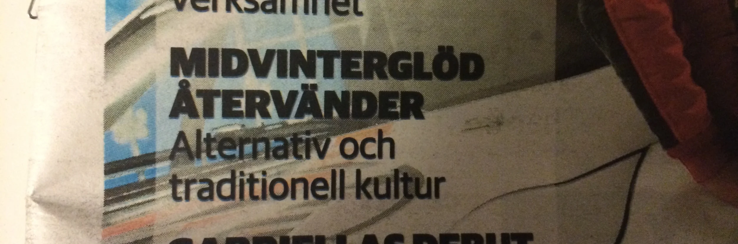 Midvinterglöd är med i senaste numret av HudikNytt!