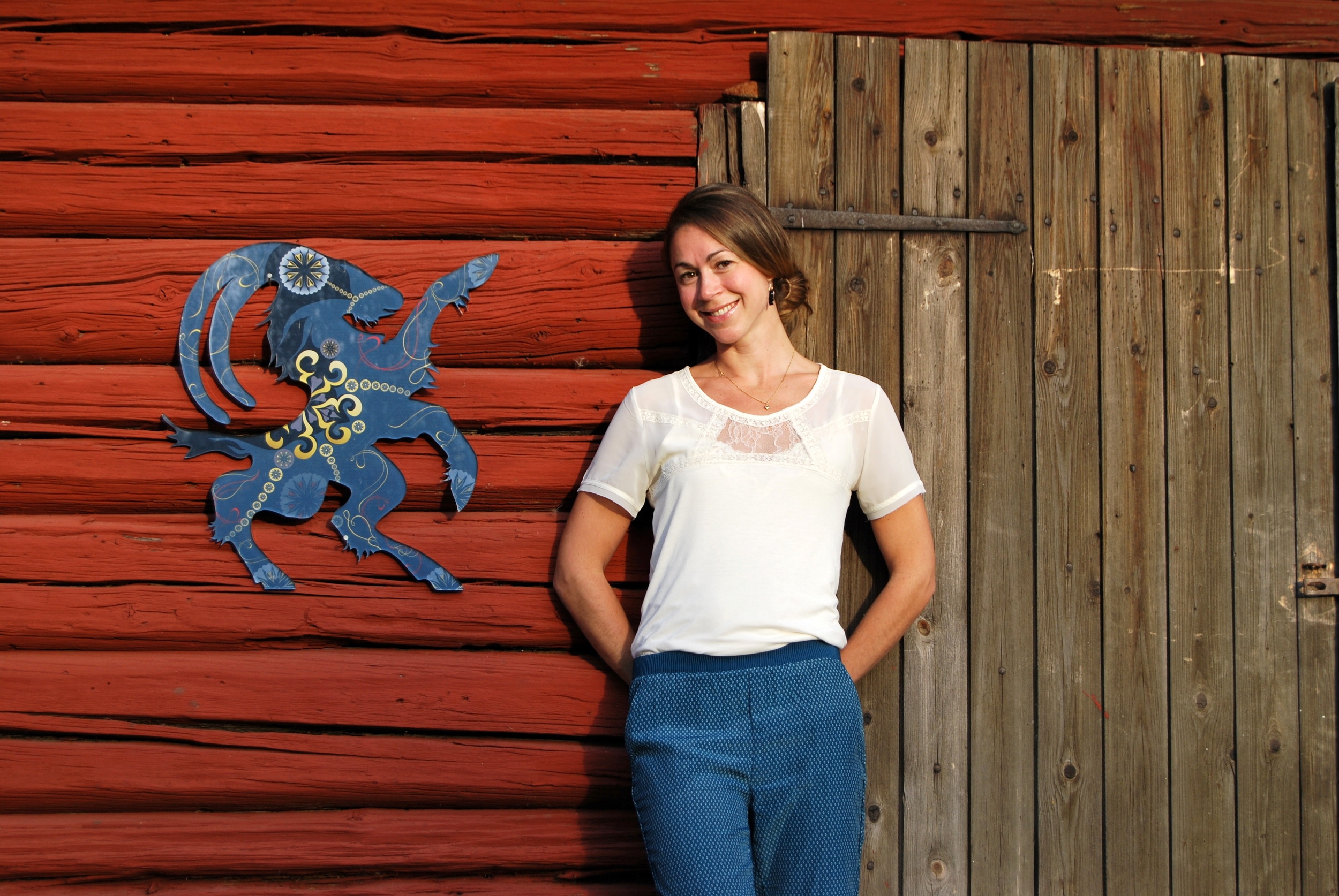 Konstnär och designer Caroline Tinterova medverkar på Midvinterglöd 2014.