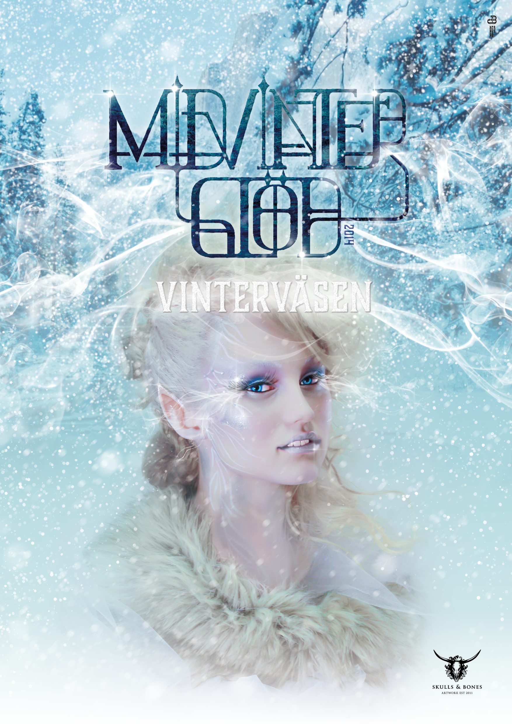 Midvinterglöd 2014 - Vinterväsen Design & Retush: Anton Alexander Jacobson Makeup, styling & foto: Petra Shara Stoor Modell: Alma Karlsson