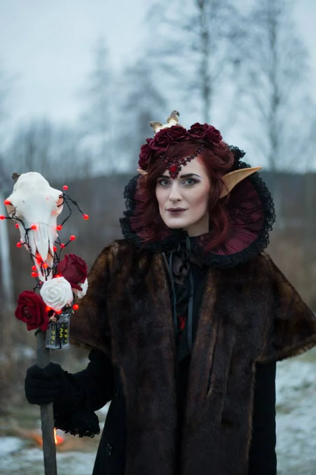 Magiskt Vinterväsen som var med i makeuptävlingen Midvinterglöd 2014! Foto: Philippe Rendu