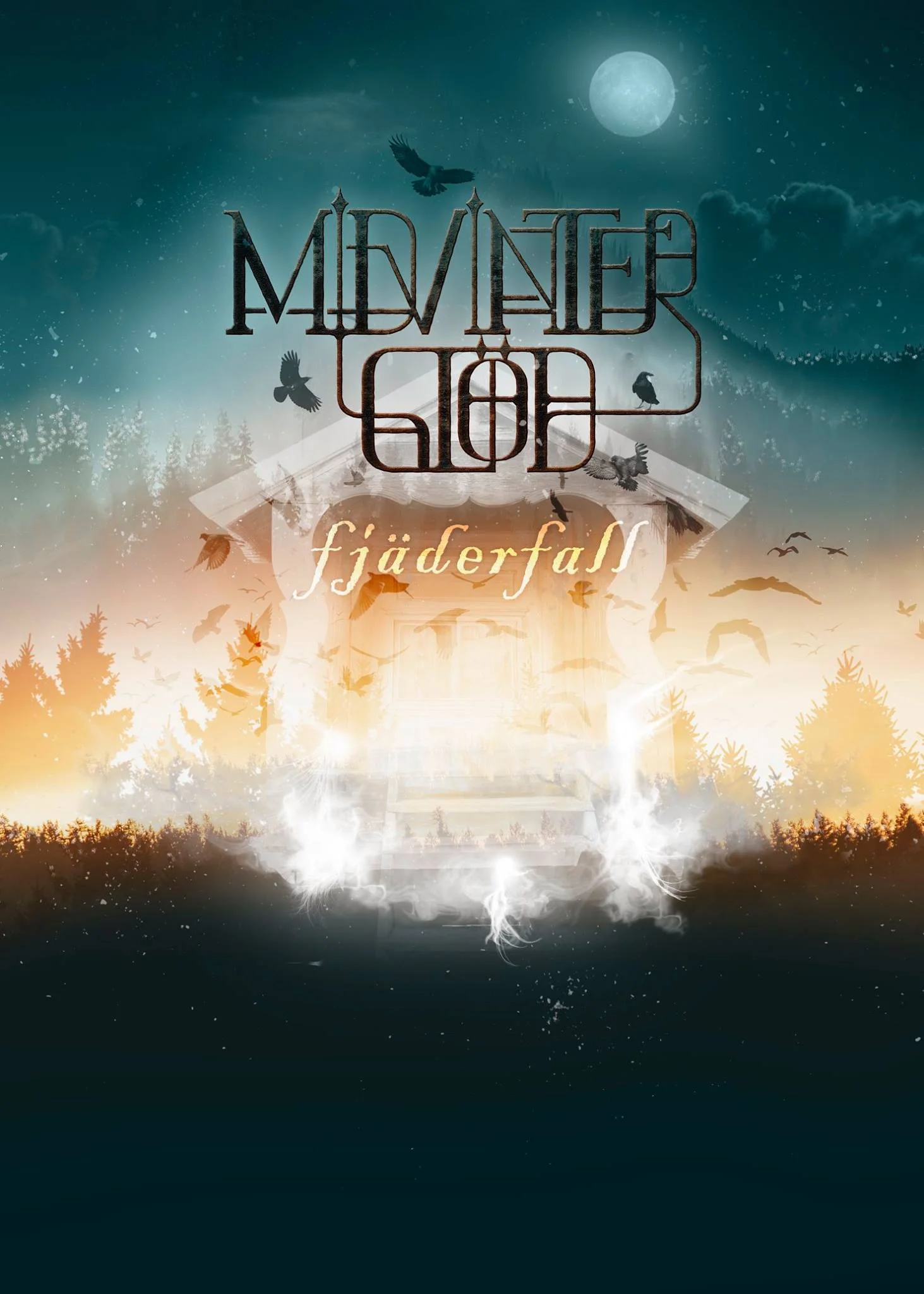 Christine Linde (TOMARUM) och Anton Jacobsson har skapat årets grafiska uttryck för Midvinterglöd 2015 - Fjäderfall