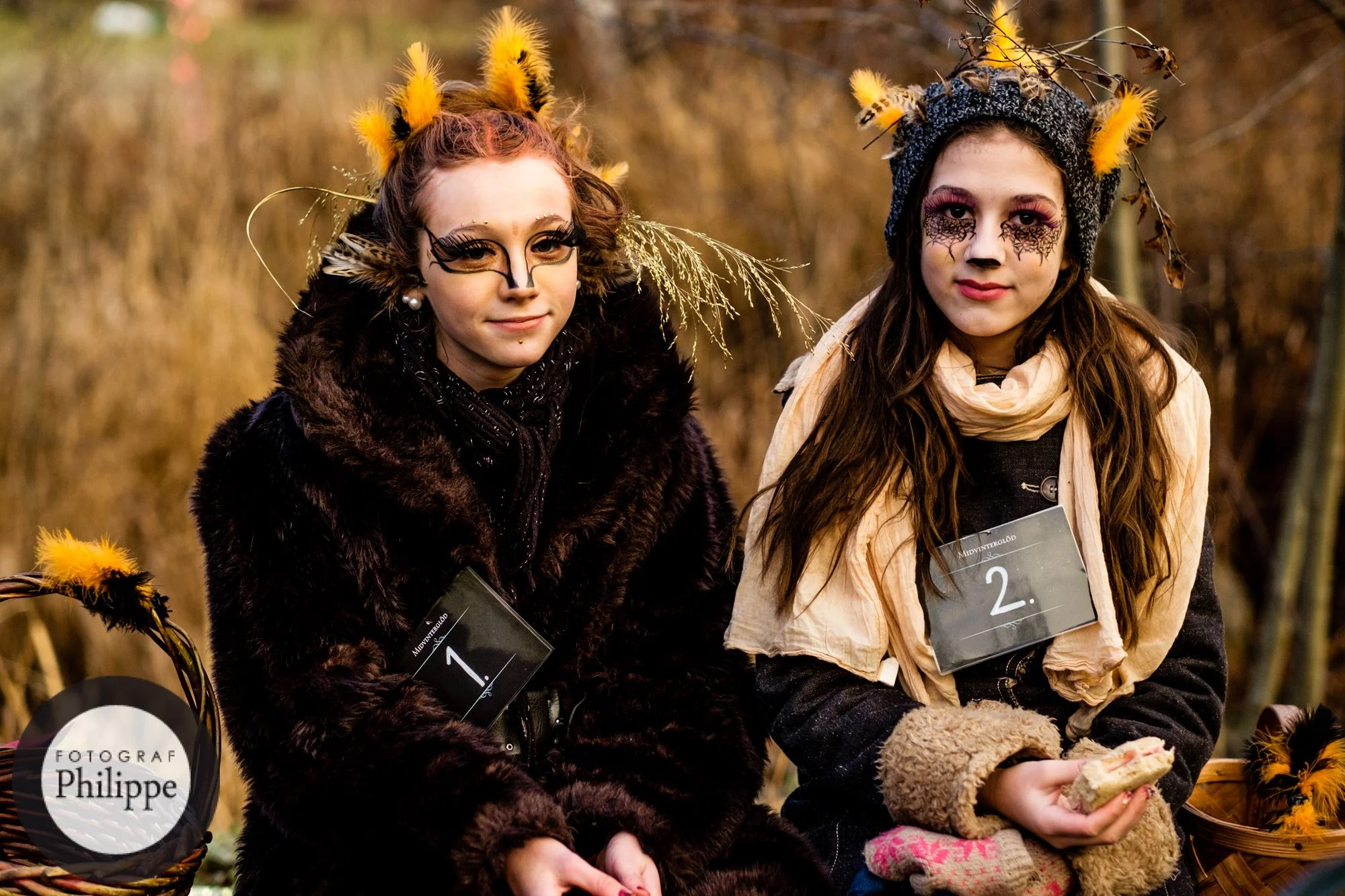 Tävlingsväsen Midvinterglöd 2015.Tema: Fjäderfall. Foto: Philippe Rendu