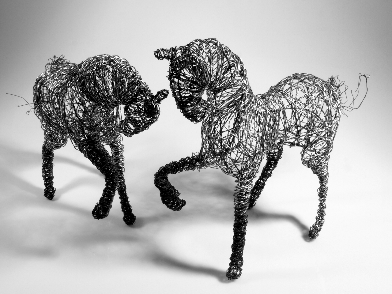 Susanne Arnfridsson - Arnfridsson Art and Steel - Häst i ståltråd.
