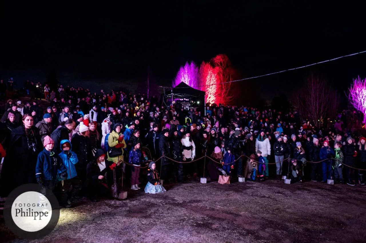 Midvinterglöd 2016 - Helsinglight, Femte Ljuset slog nytt publikrekord. 1800 besökare! Foto: Philippe Rendu / Midvinterglöd