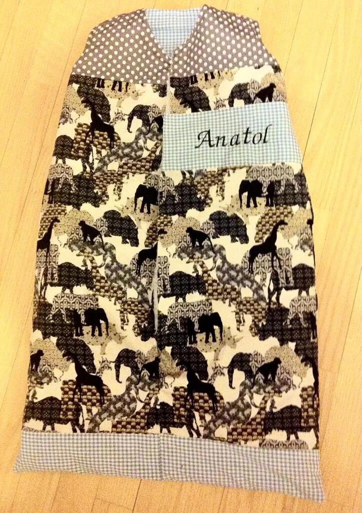 Babyschlafsack mit Elefanten