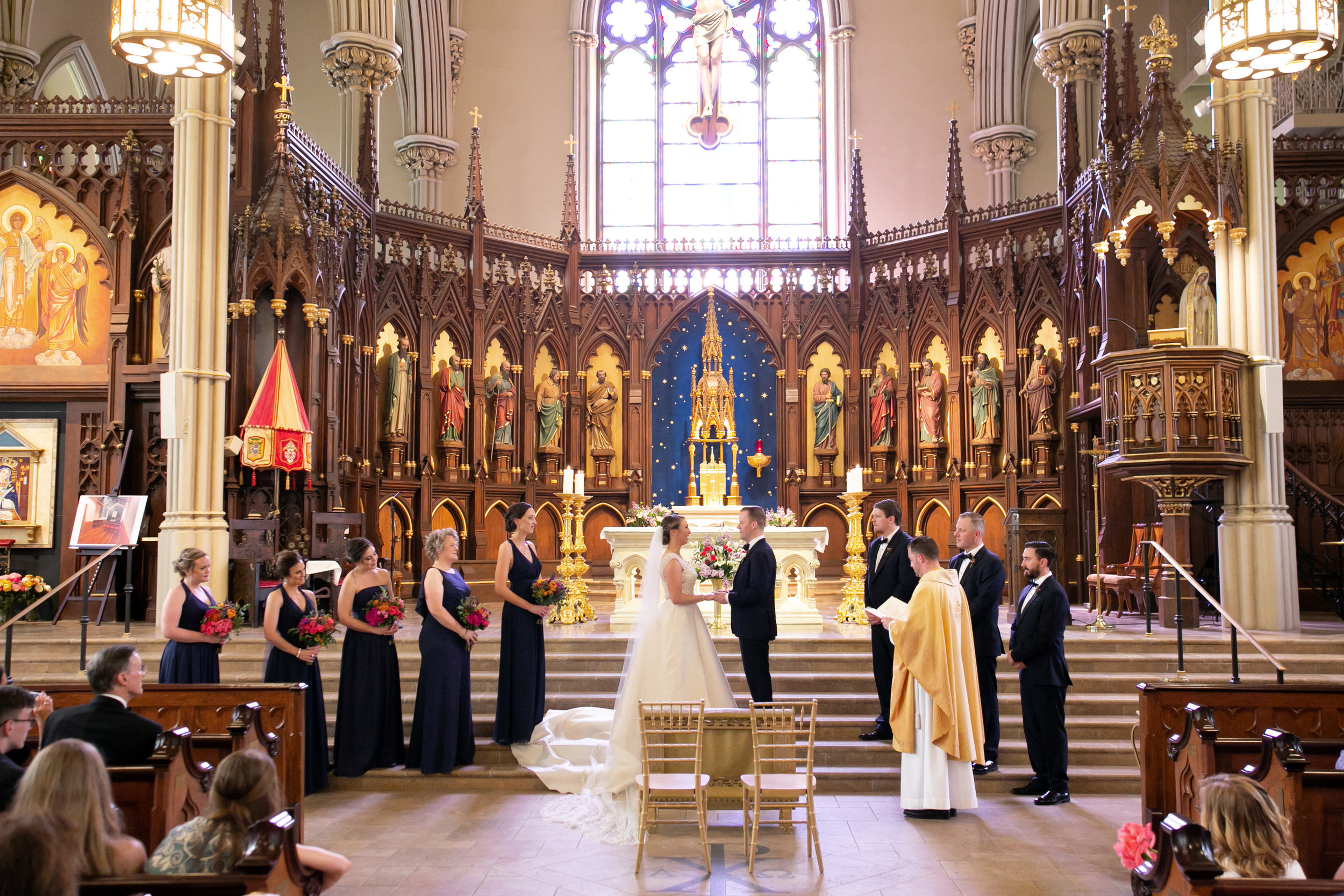 St. Patrick's Old Cathedral wedding