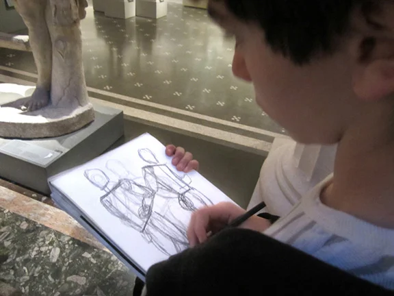  Teen gesture drawing. 