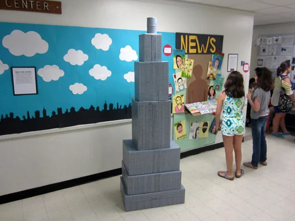 92Y Art Center. Summer Art Quest exhibit. Theme: New York.