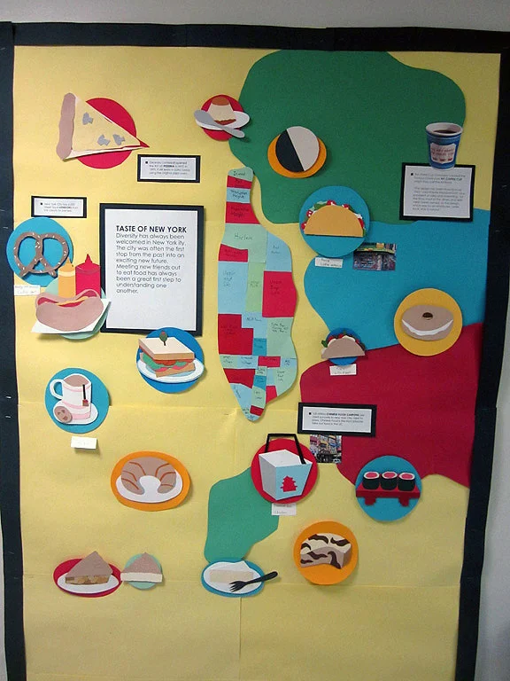 92Y Art Center. Summer Art Quest exhibit. Theme: New York.