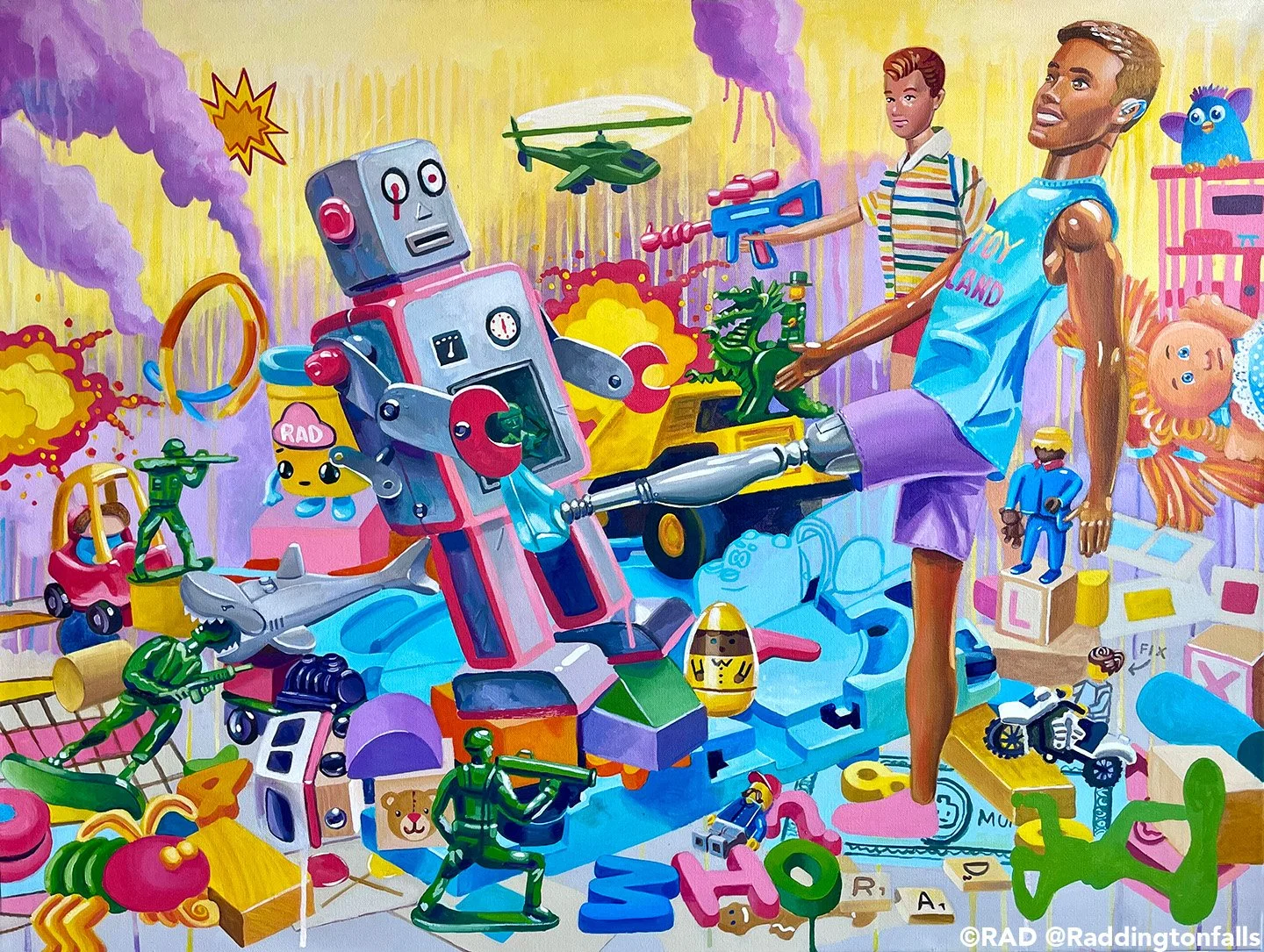  Acrylic on canvas  30”x40”, 2025 