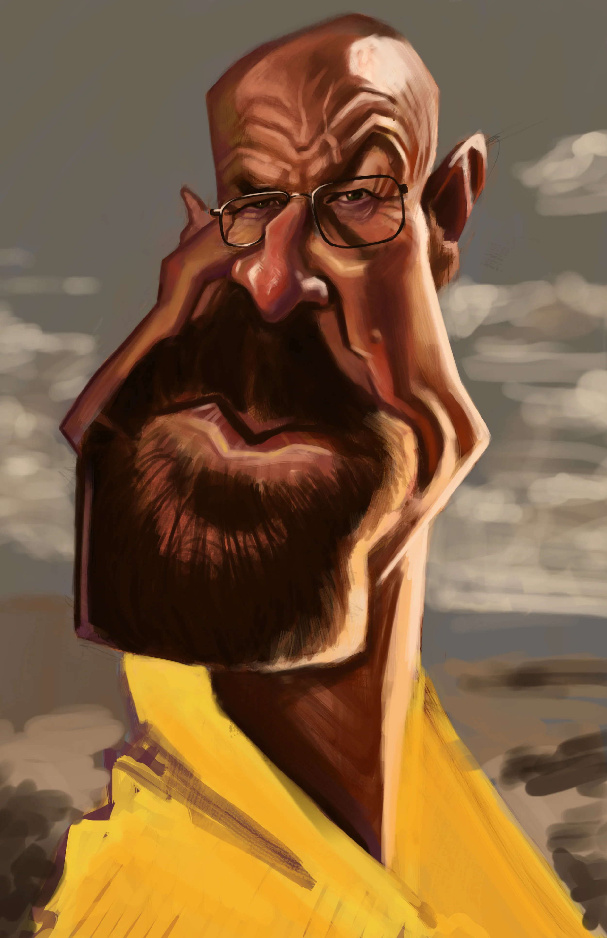 Walter White, Digital Painting, 2014
