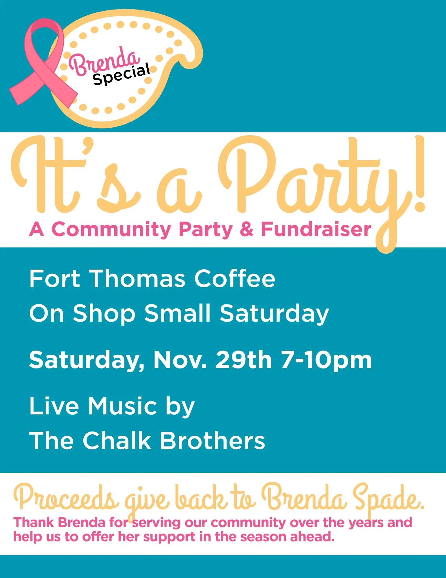 Community Party &amp; Fundraiser