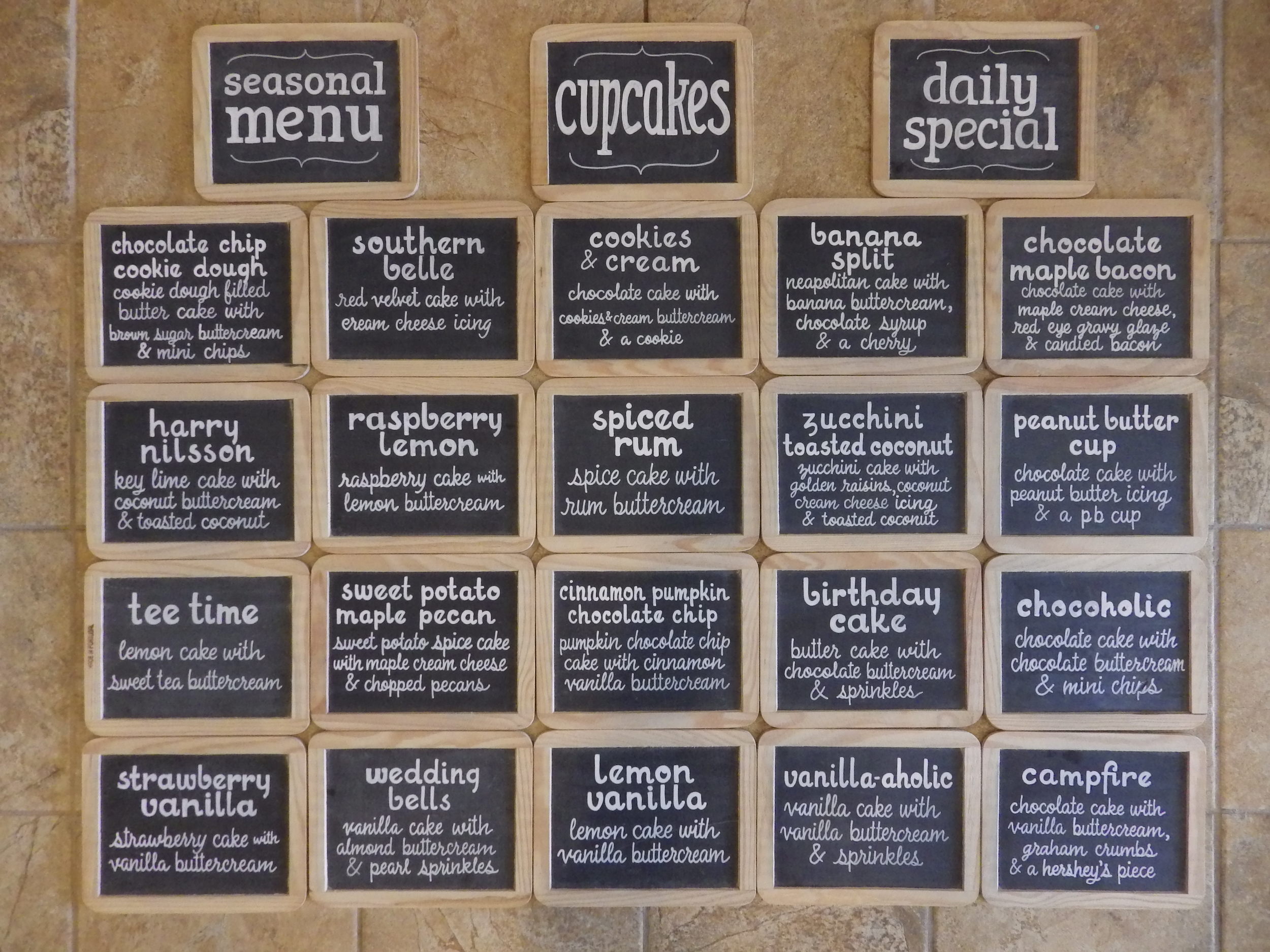 Cupcake Flavors