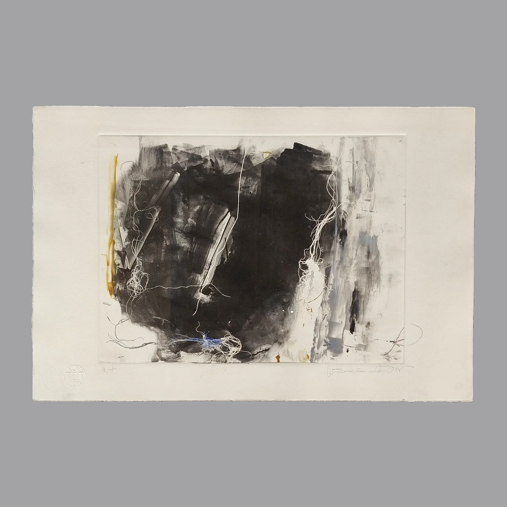  Maria José de Simón. Monotipo. Firmado. Enmarcado en láminas de acrílico.  40 x 60 cm. (papel). 60 x 80 cm. (acrílico). 