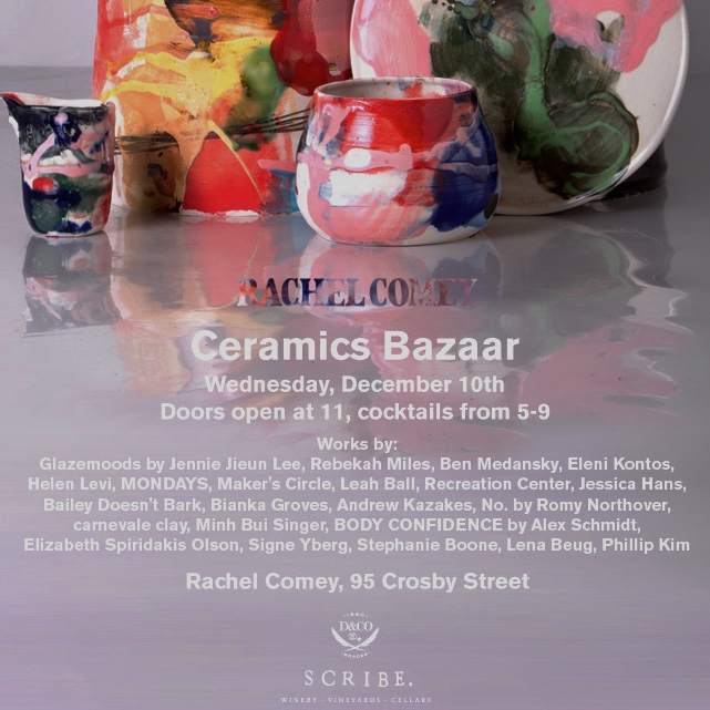 rachel comey ceramics bazaar nyc