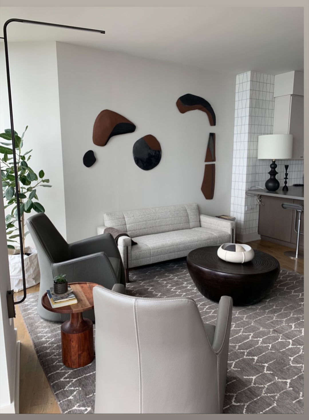 courtesy of @norcrossandscott  // synkhrónos original  2019 , chicago, il / custom wall relief created for a private residence