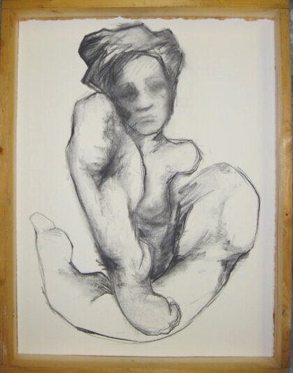 cosmopolitan sibylline // where have all our sibyls gone ?, charcoal on paper 2005
