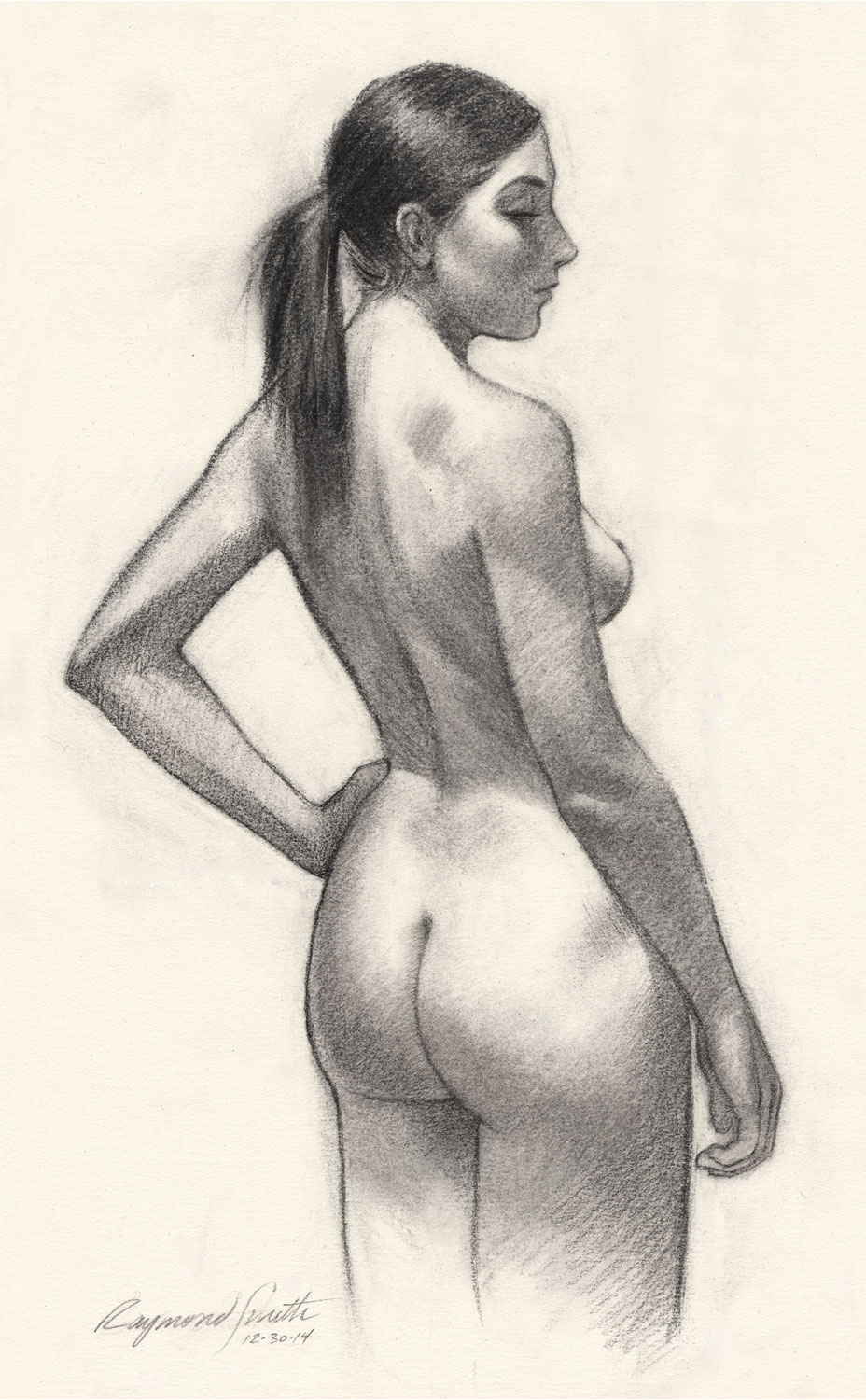 Charlotte Charcoal 13" X 19" 2014