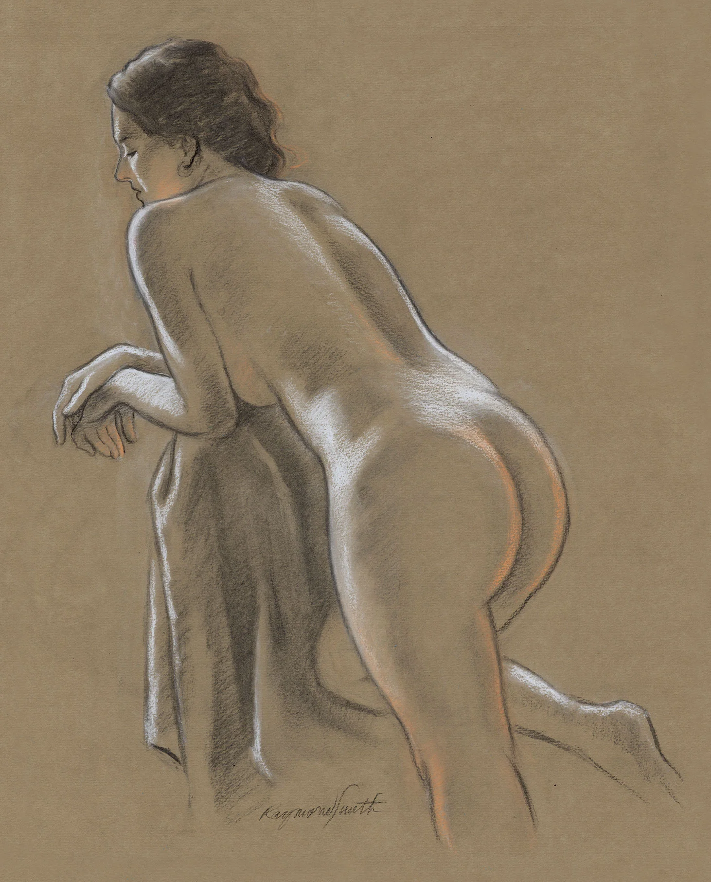   Kate  &nbsp;Pastel &amp; Charcoal &nbsp;&nbsp;17" X 21"&nbsp; 2015 