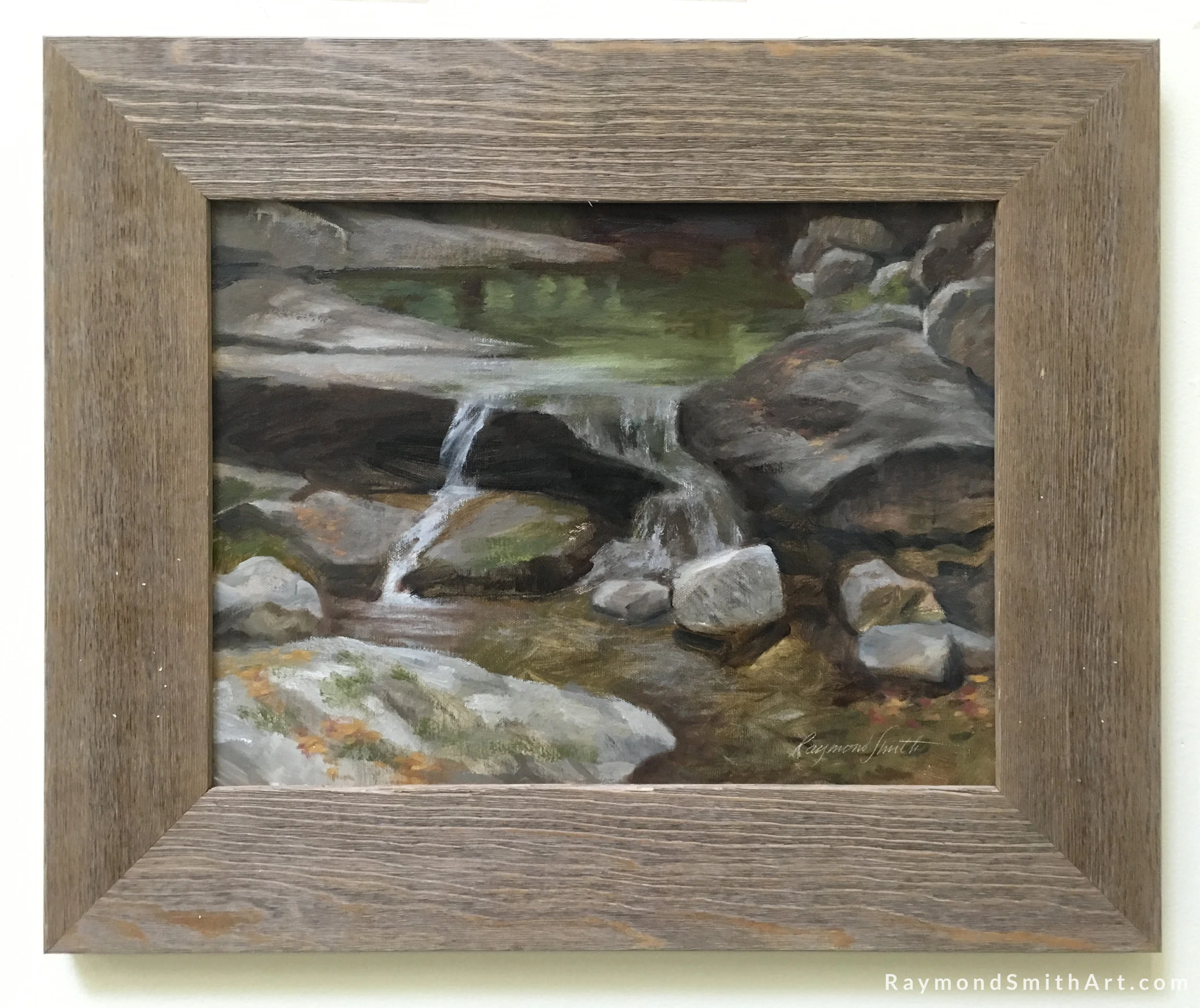 Under the Bridge 12" X 16" Oil on panel