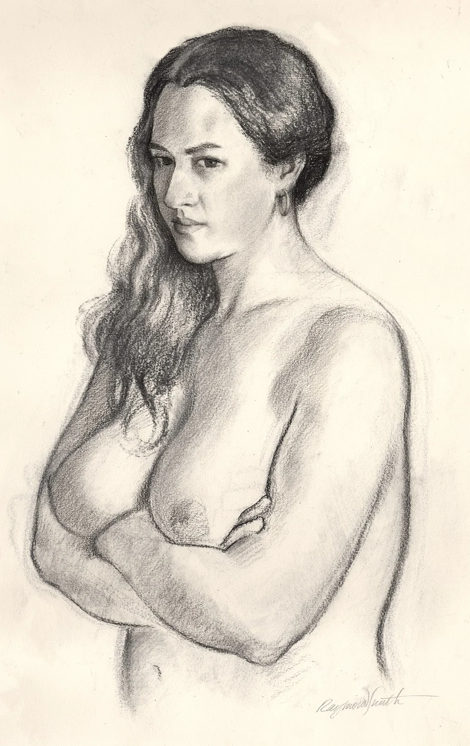    Kate T  &nbsp; &nbsp;Charcoal &nbsp;&nbsp;17" X 22"&nbsp; 2014 